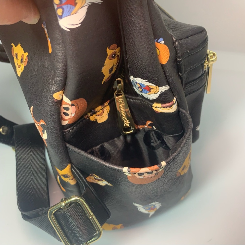 Loungefly Disney Lion‎ King Character Faces  Mini Backpack - Picture 7 of 17